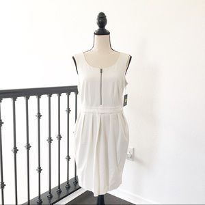 Andrew Marc Ivory White Cocktail Dress NWT